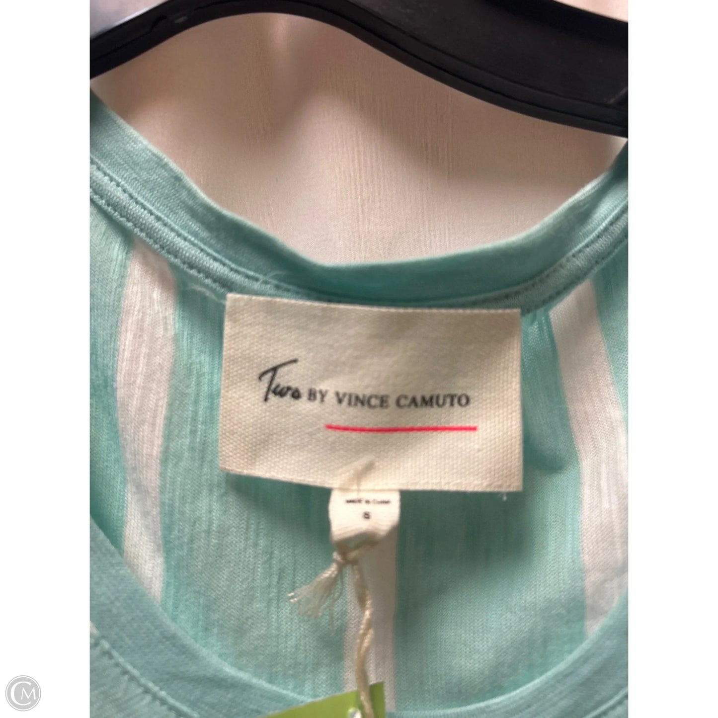 Top Sleeveless By Vince Camuto In Teal, Size: S