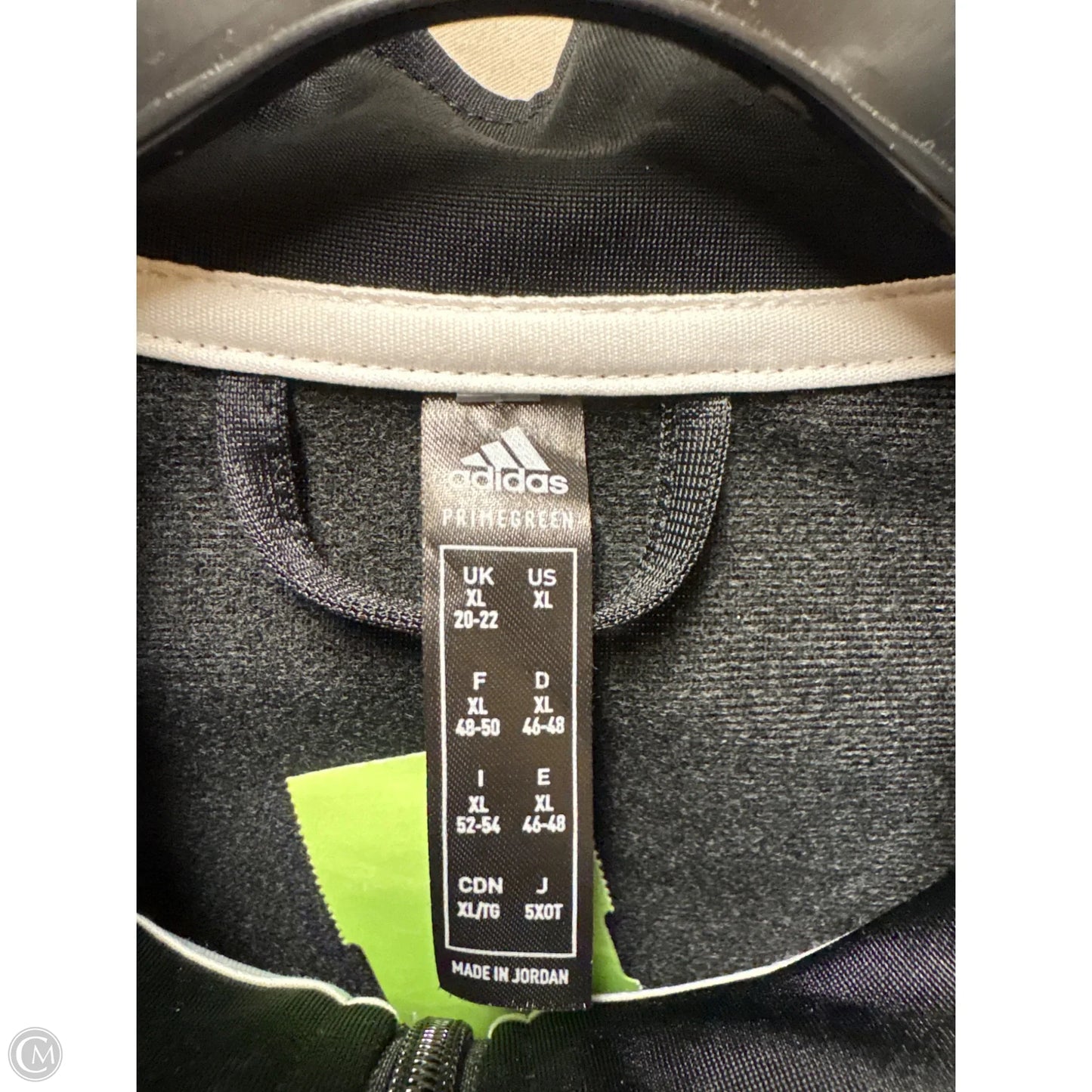 Athletic Jacket By Adidas In Black, Size: Xl