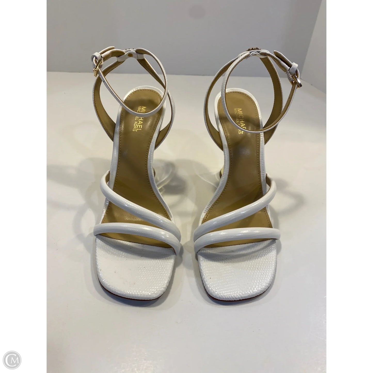 Shoes Heels Wedge By Michael By Michael Kors In White, Size: 7.5