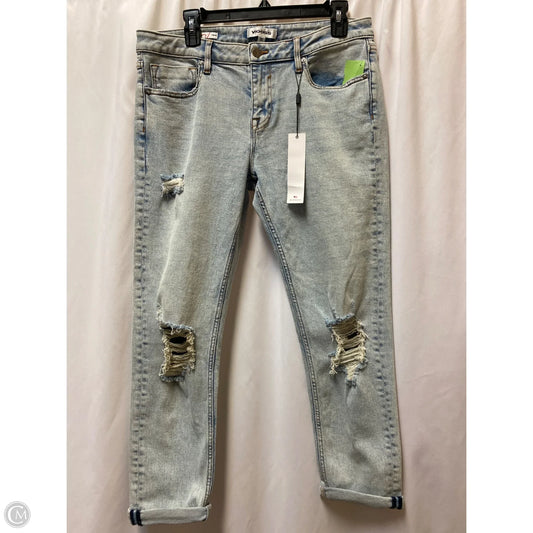 Jeans Straight By Vigoss In Blue Denim, Size: 12