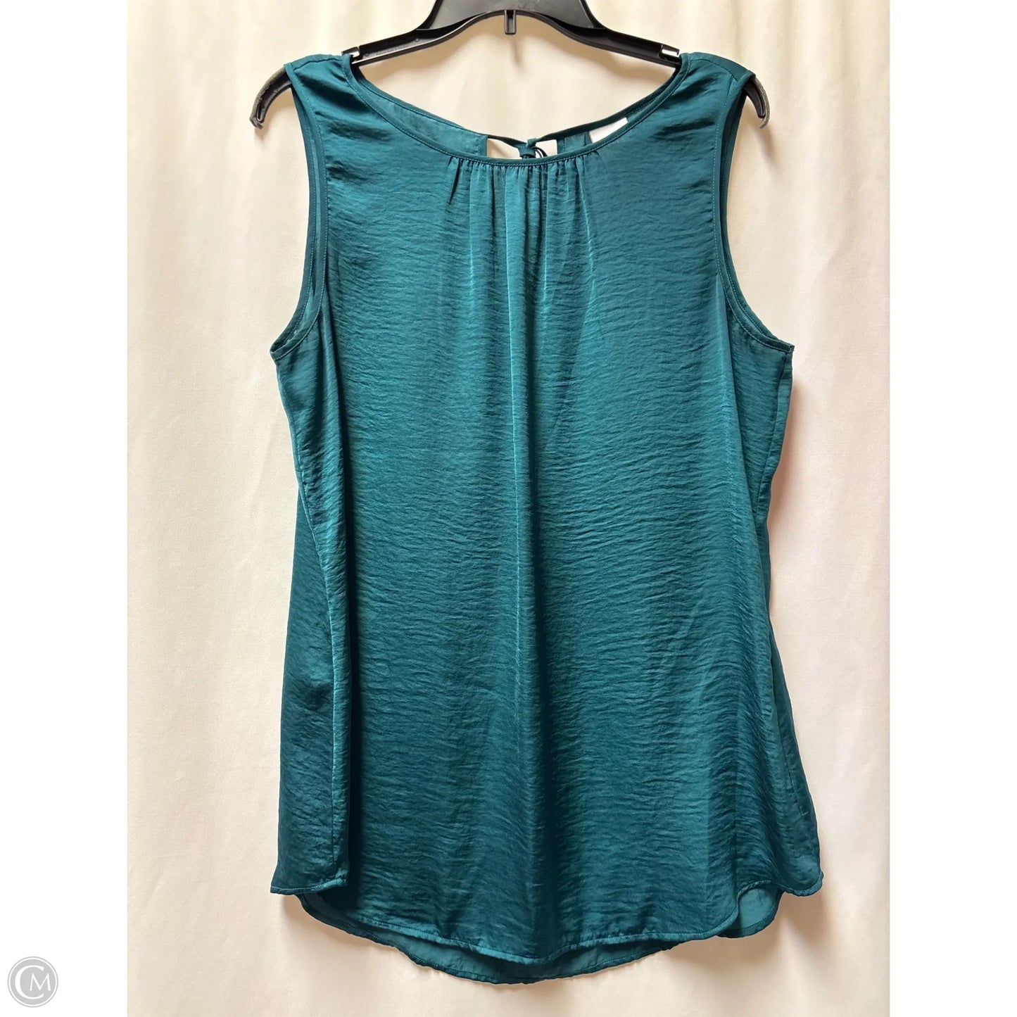 Top Sleeveless By Cabi In Green, Size: L