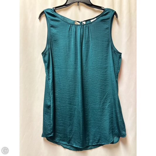 Top Sleeveless By Cabi In Green, Size: L