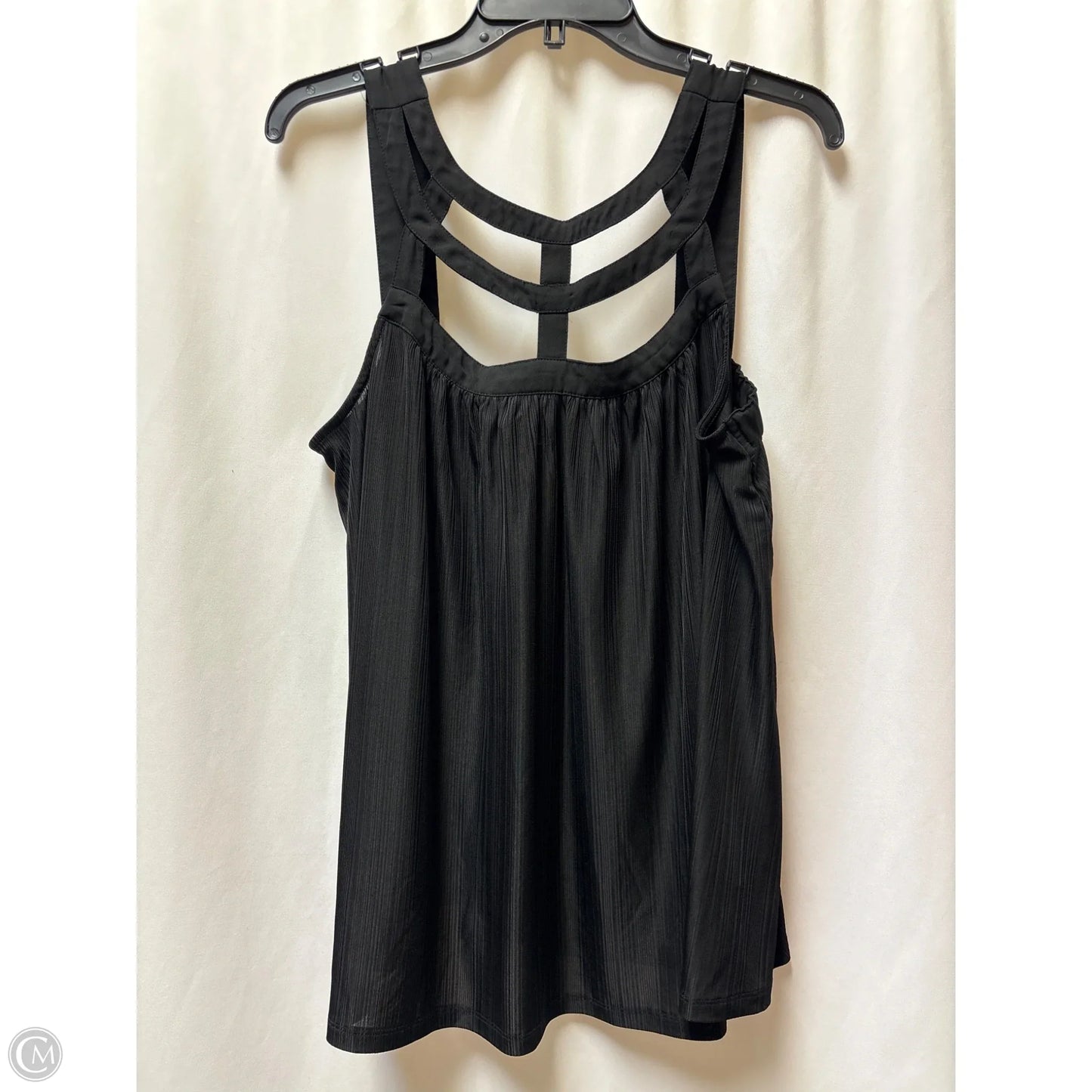 Top Sleeveless By Torrid In Black, Size: 1x