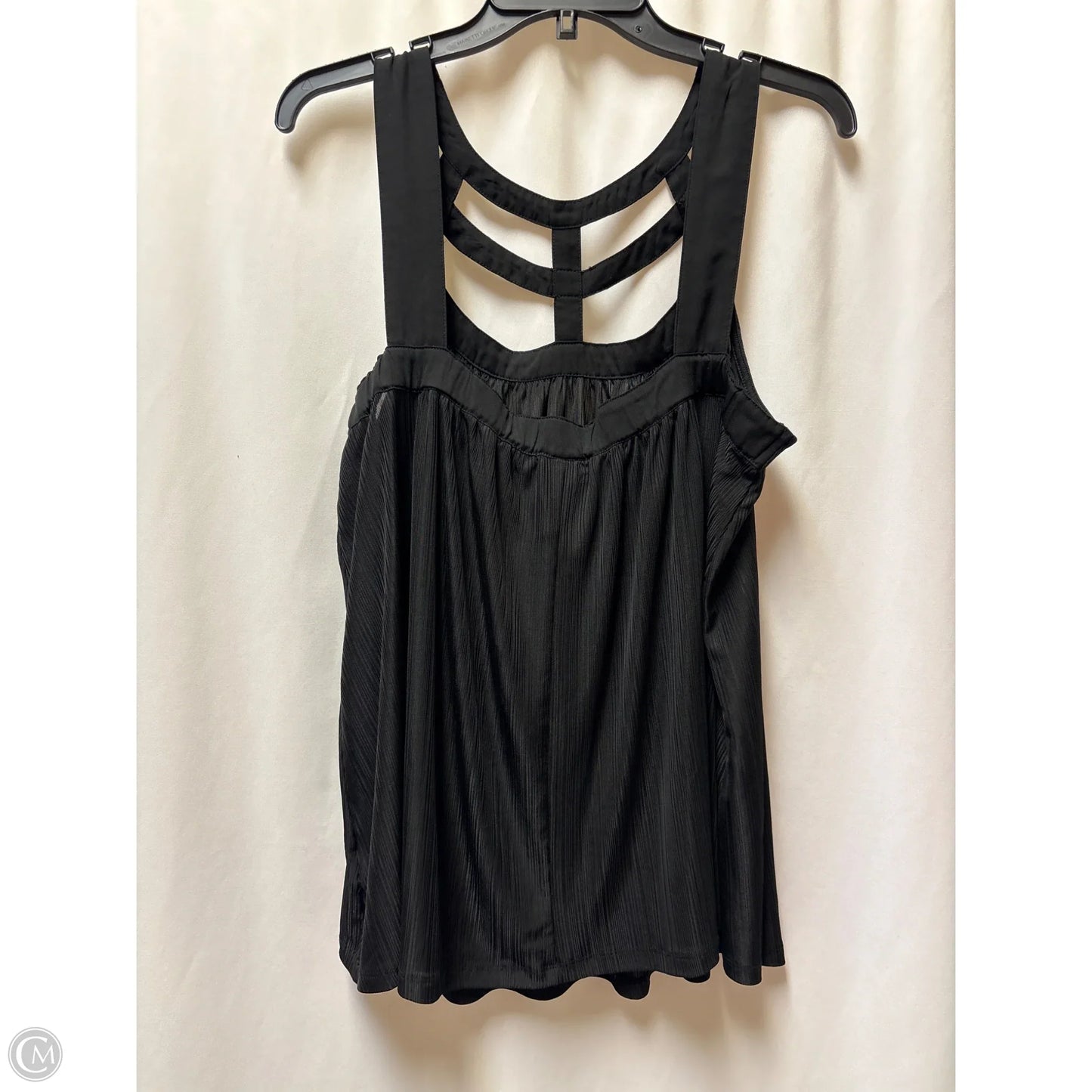 Top Sleeveless By Torrid In Black, Size: 1x