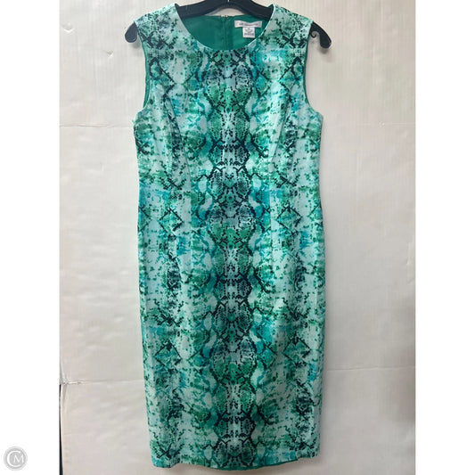 Dress Casual Midi By Liz Claiborne In Green, Size: 10