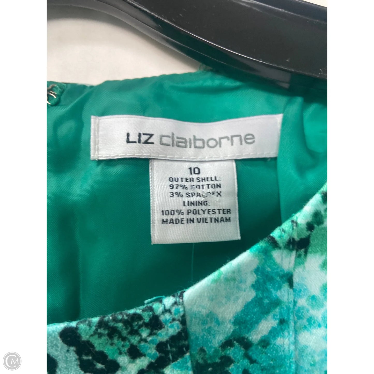 Dress Casual Midi By Liz Claiborne In Green, Size: 10