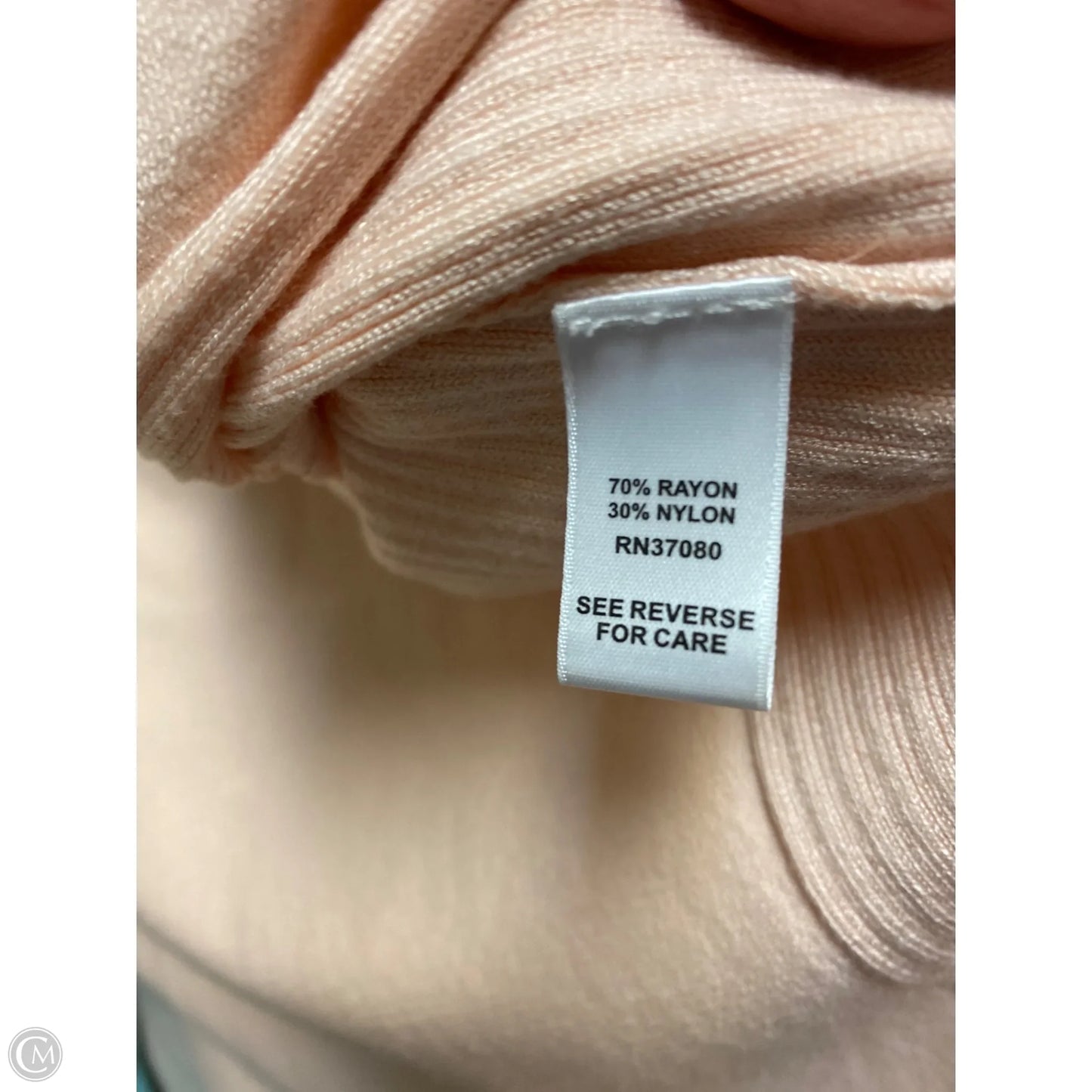 Cardigan By Cato In Peach, Size: 1x