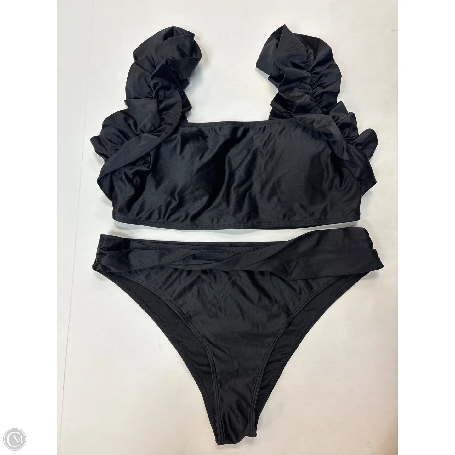 Swimsuit 2pc By Clothes Mentor In Black, Size: Xl