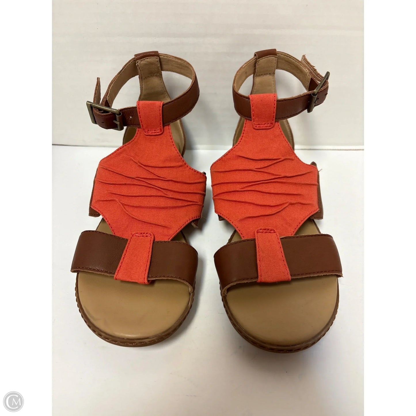 Sandals Flats By Timberland In Orange, Size: 6