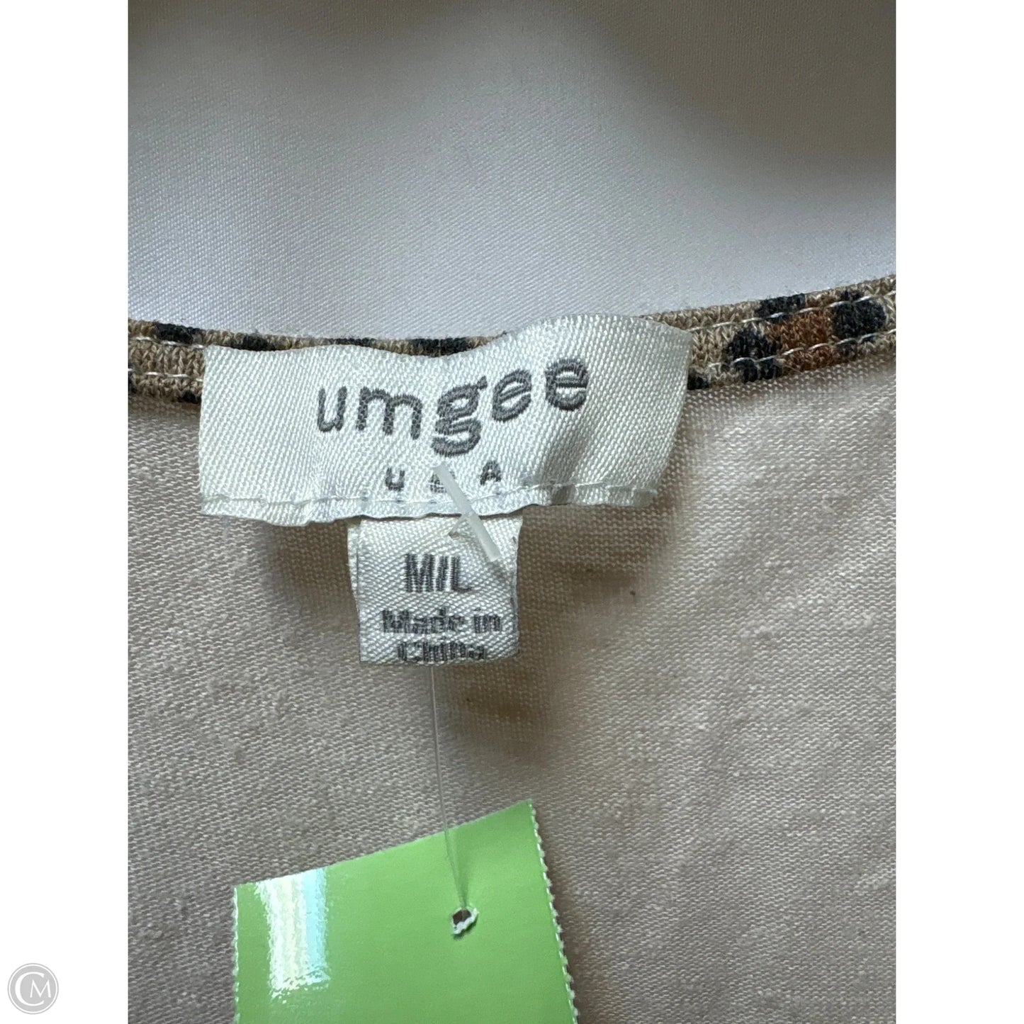 Cardigan By Umgee In Animal Print, Size: M