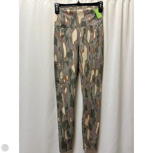 Athletic Leggings By Columbia In Green, Size: S