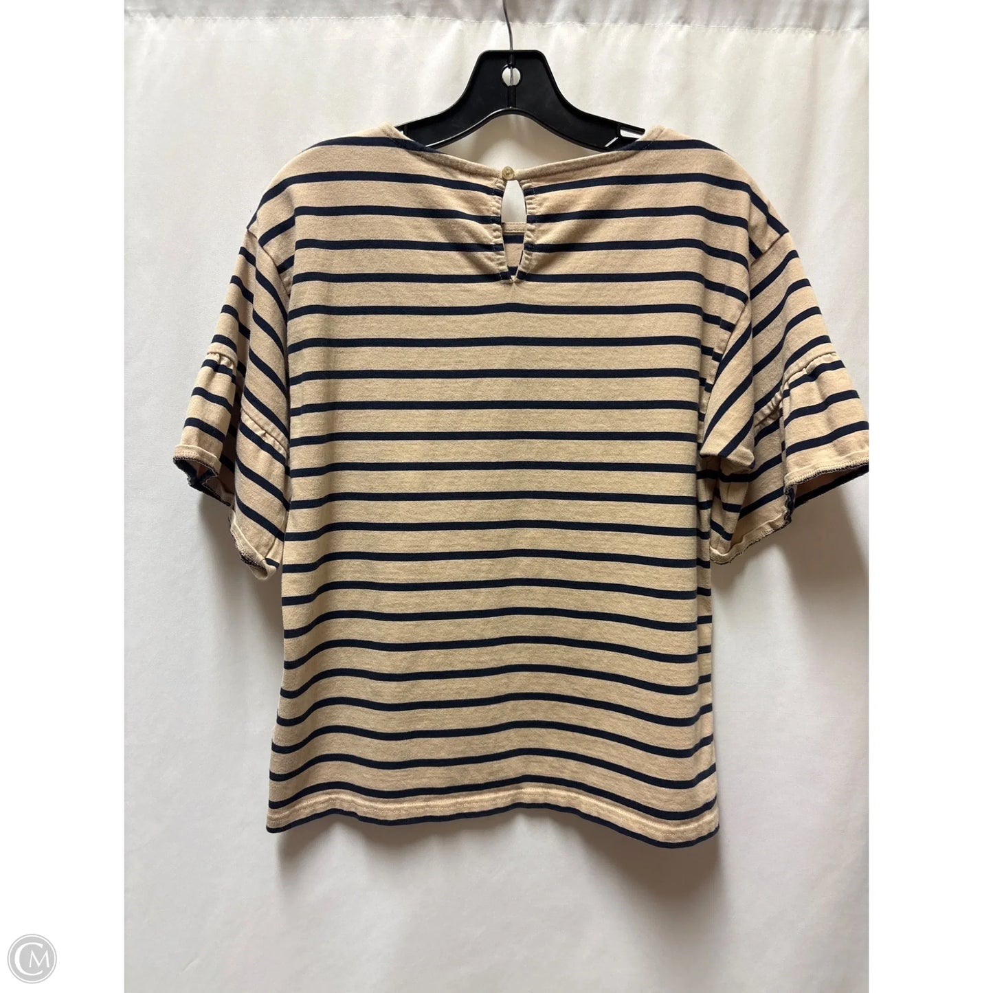 Top Short Sleeve By J. Crew In Beige, Size: S