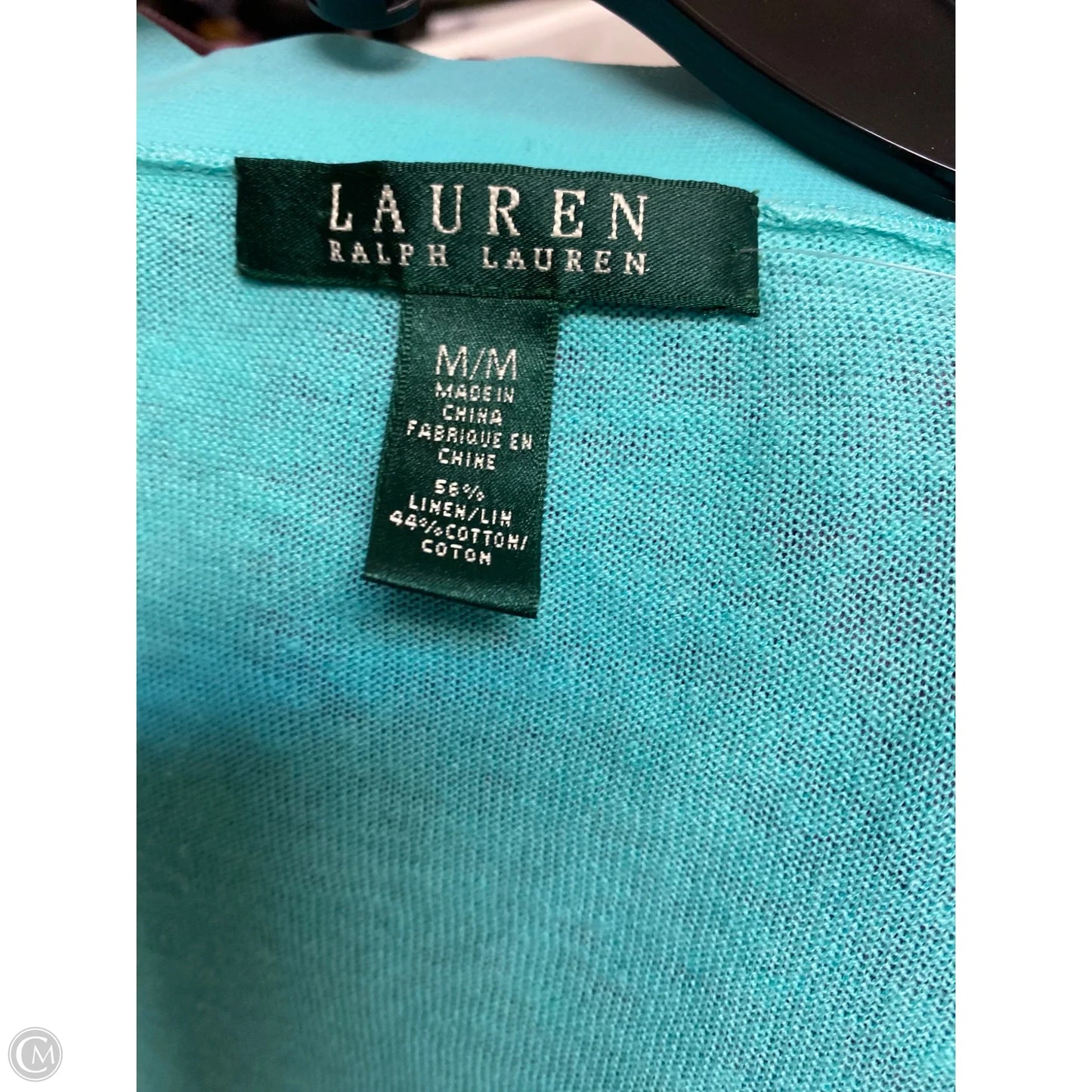 Cardigan By Ralph Lauren In Blue, Size: M