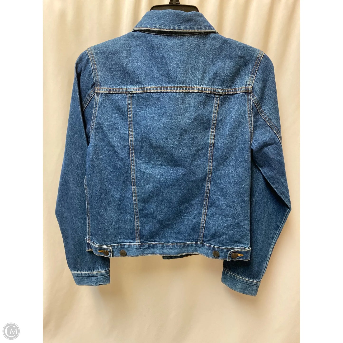 Jacket Denim By Clothes Mentor In Blue Denim, Size: M