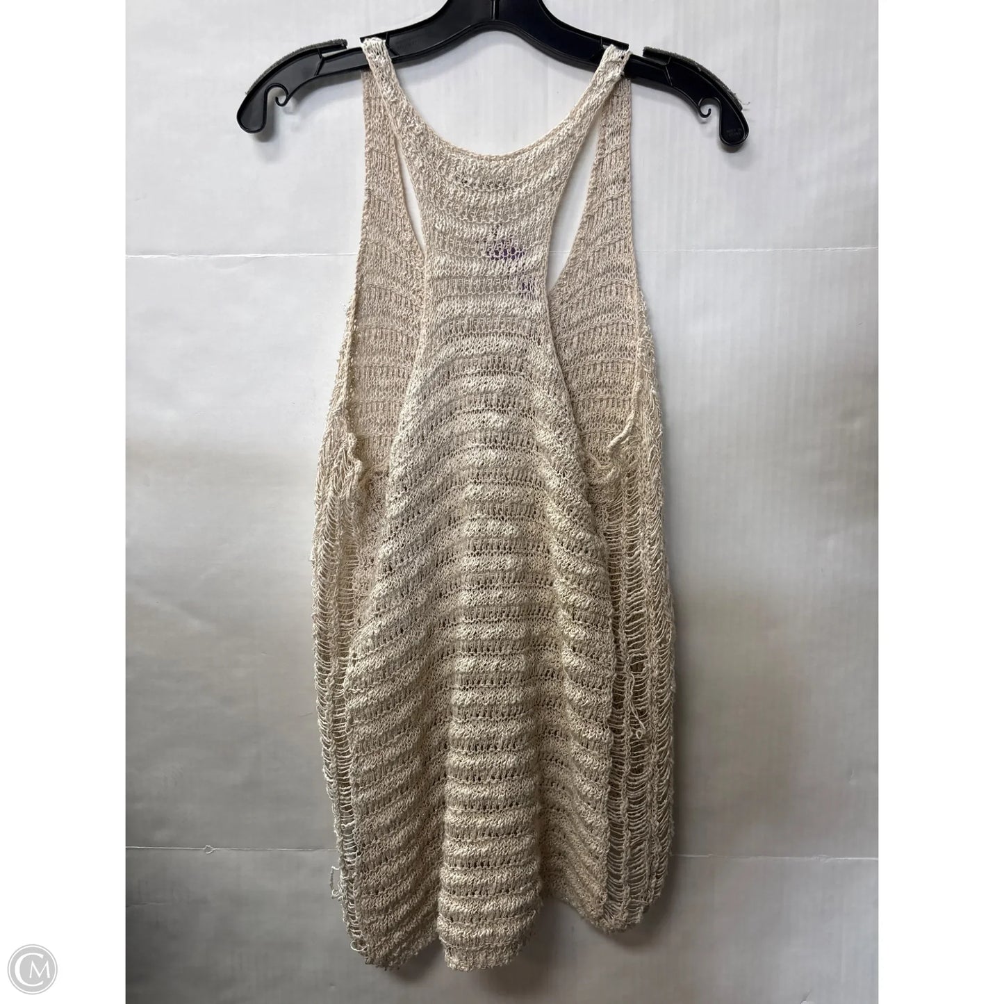 Top Sleeveless By Abercrombie And Fitch In Tan, Size: M