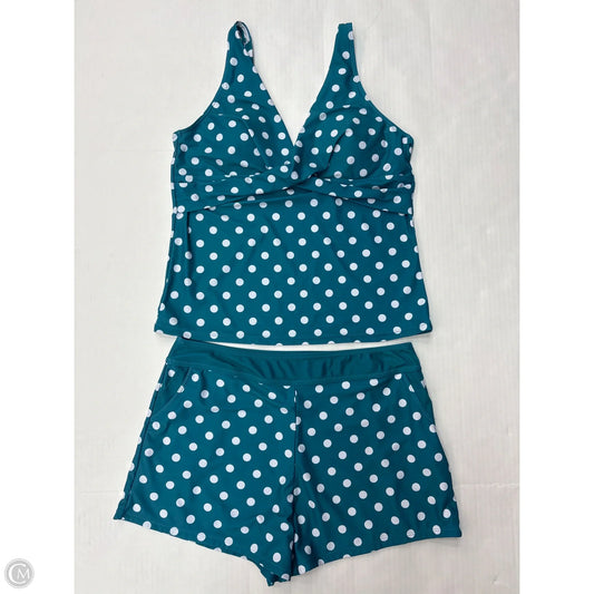 Swimsuit 2pc By Clothes Mentor In Teal, Size: Xl