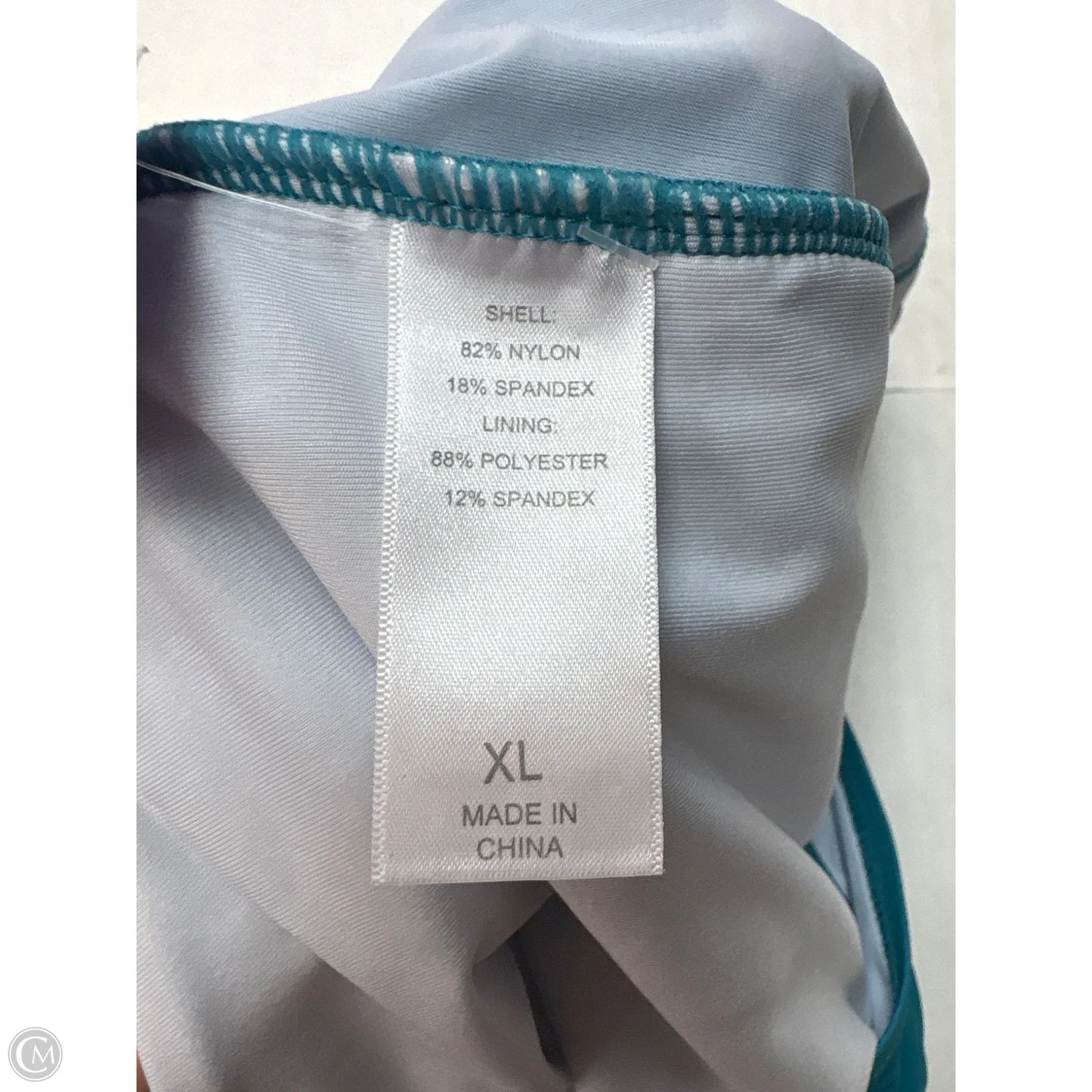 Swimsuit 2pc By Clothes Mentor In Teal, Size: Xl