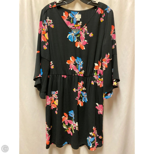 Dress Casual Midi By A New Day In Black, Size: M