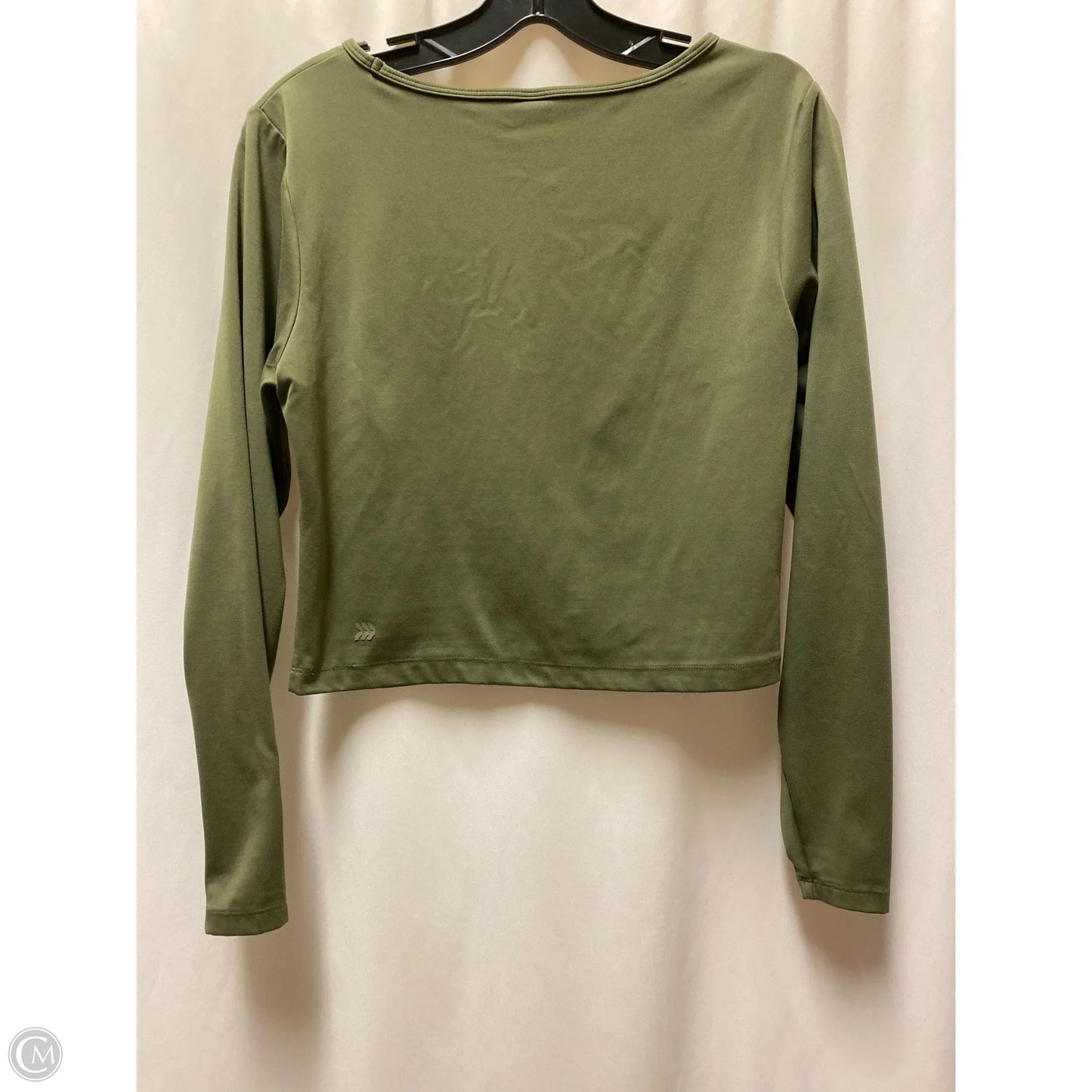 Athletic Top Long Sleeve Crewneck By All In Motion In Green, Size: L