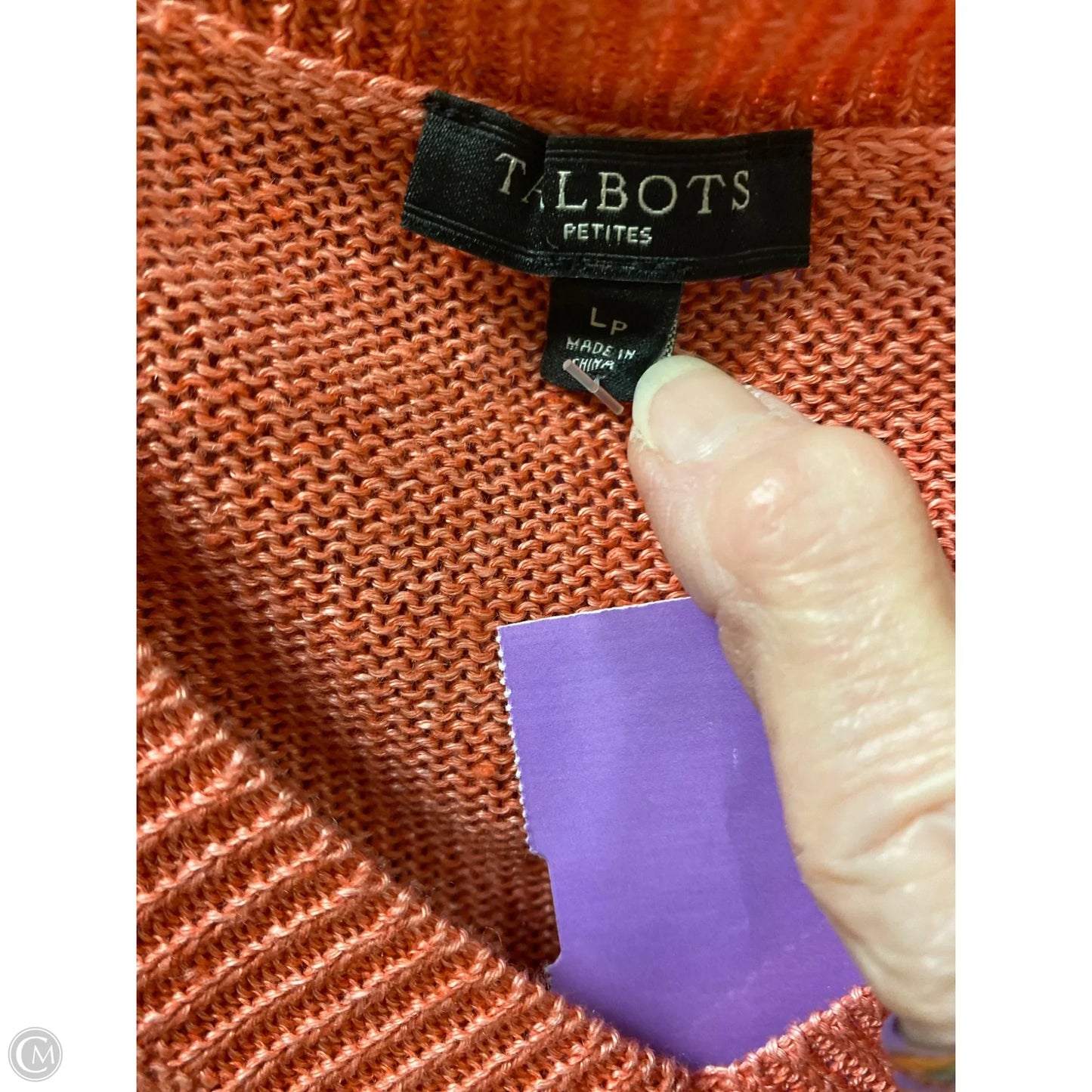 Sweater By Talbots In Red, Size: Lp