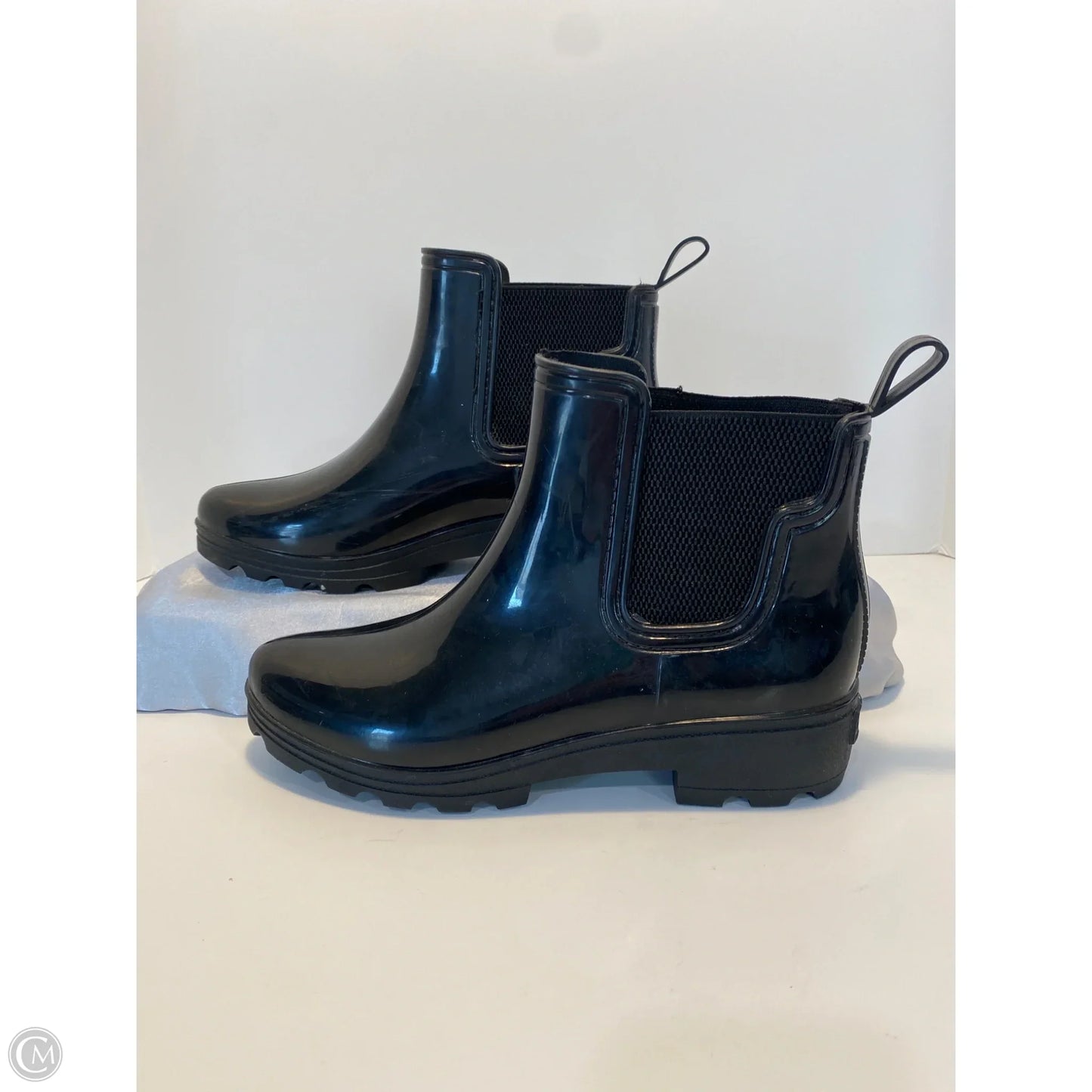Boots Rain By Clothes Mentor In Black, Size: 10