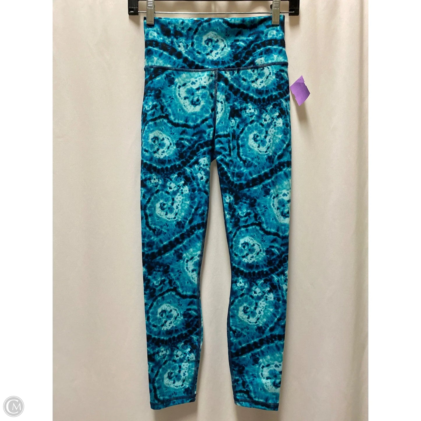 Athletic Leggings By Fabletics In Aqua, Size: Xs