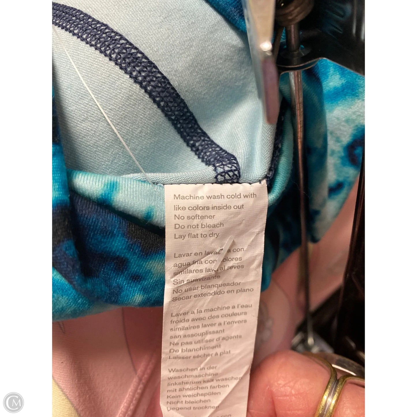 Athletic Leggings By Fabletics In Aqua, Size: Xs