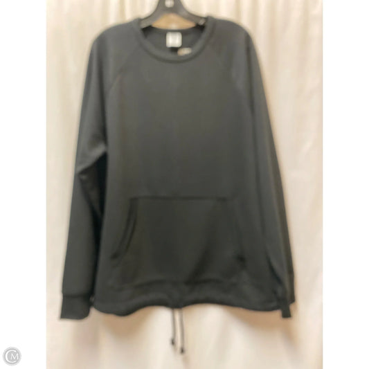 Sweatshirt Crewneck By Athletic Works In Black, Size: Xl