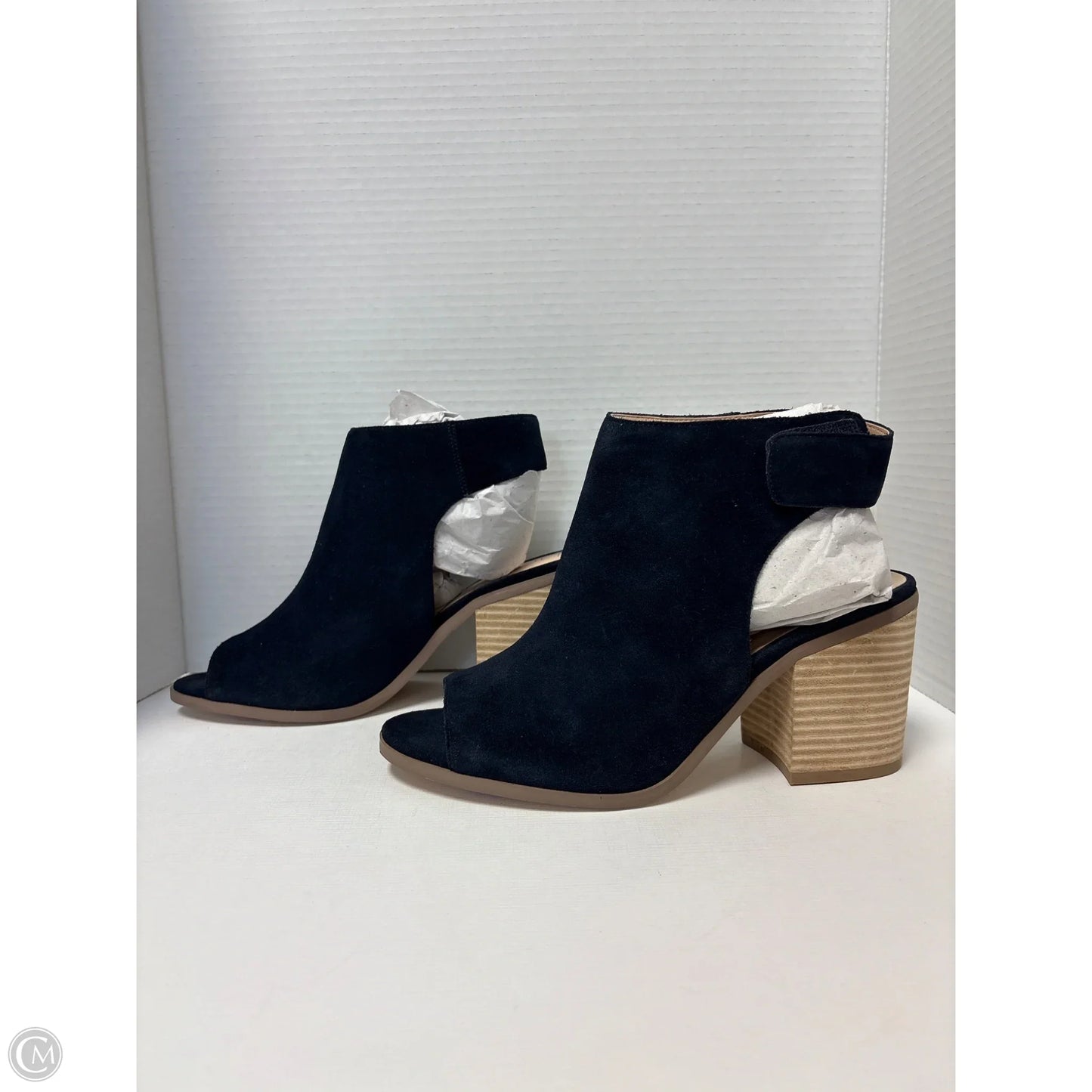 Sandals Heels Block By Sole Society In Navy, Size: 10