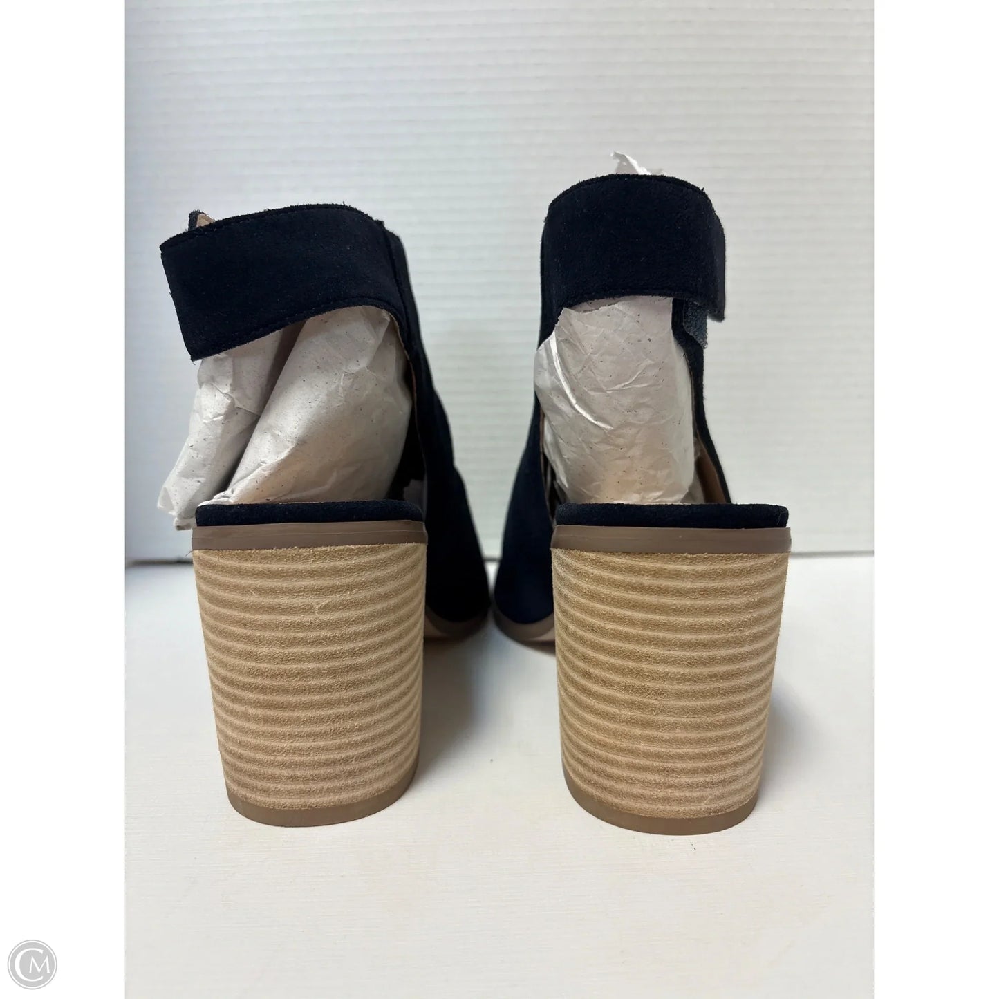 Sandals Heels Block By Sole Society In Navy, Size: 10