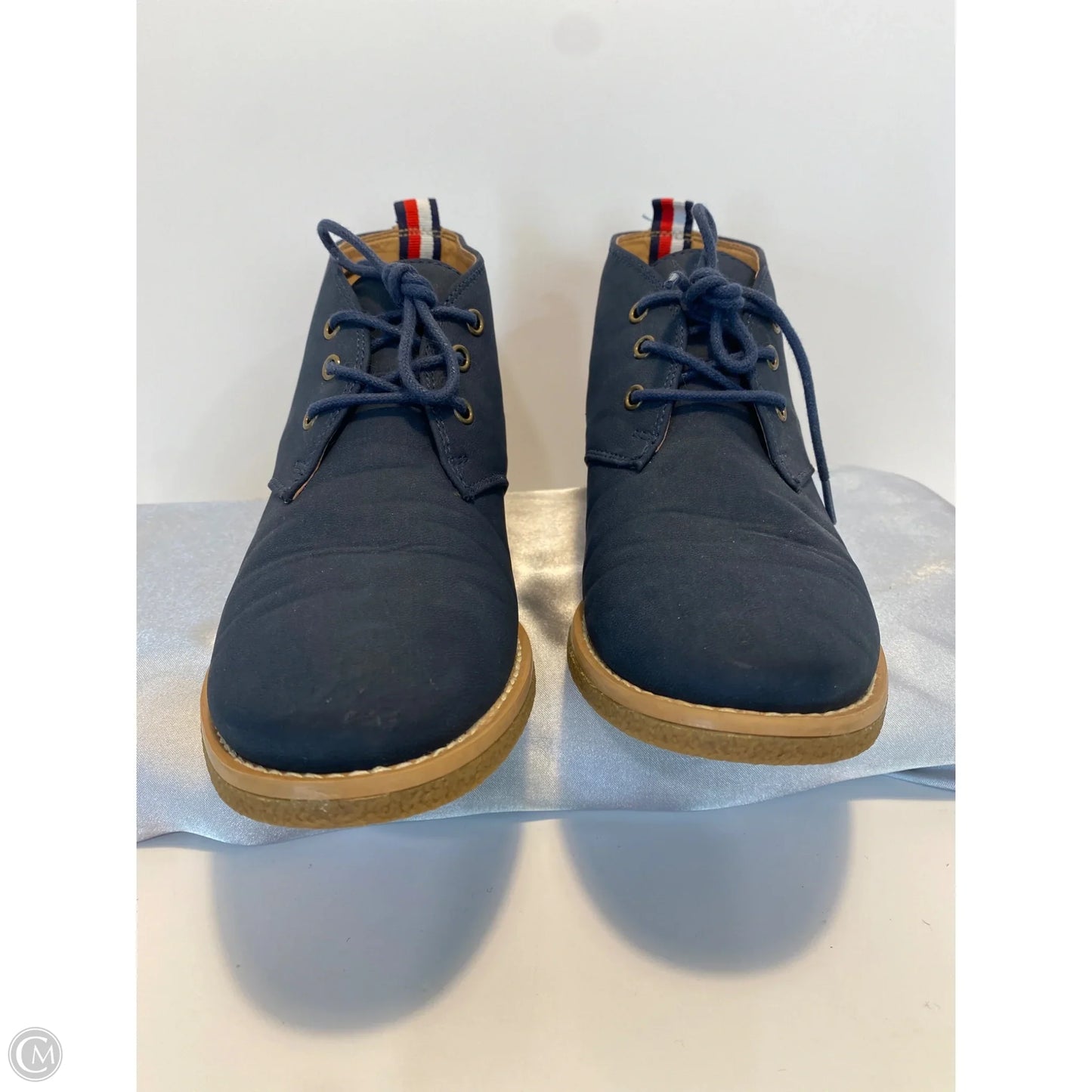 Boots Ankle Flats By Tommy Hilfiger In Navy, Size: 8