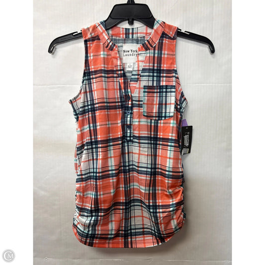 Top Sleeveless By New York Laundry In Orange, Size: S