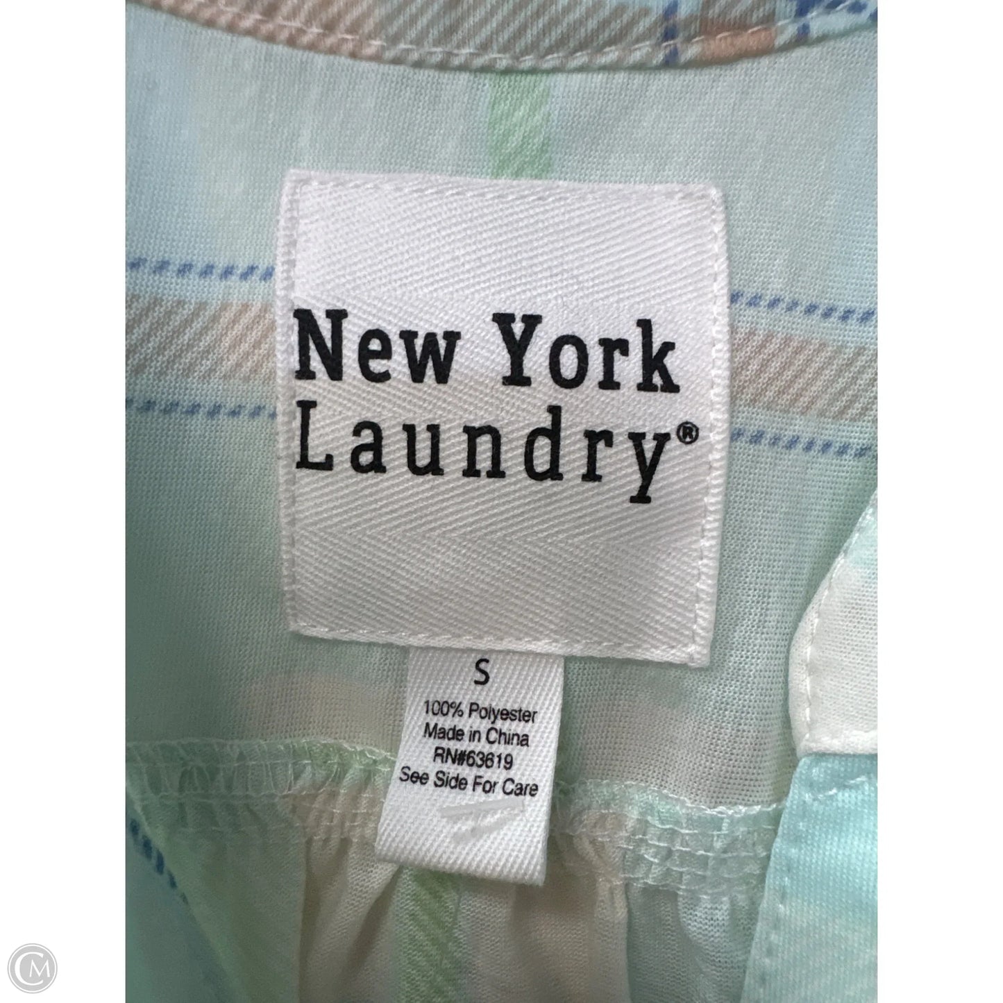 Top Sleeveless By New York Laundry In Green, Size: S