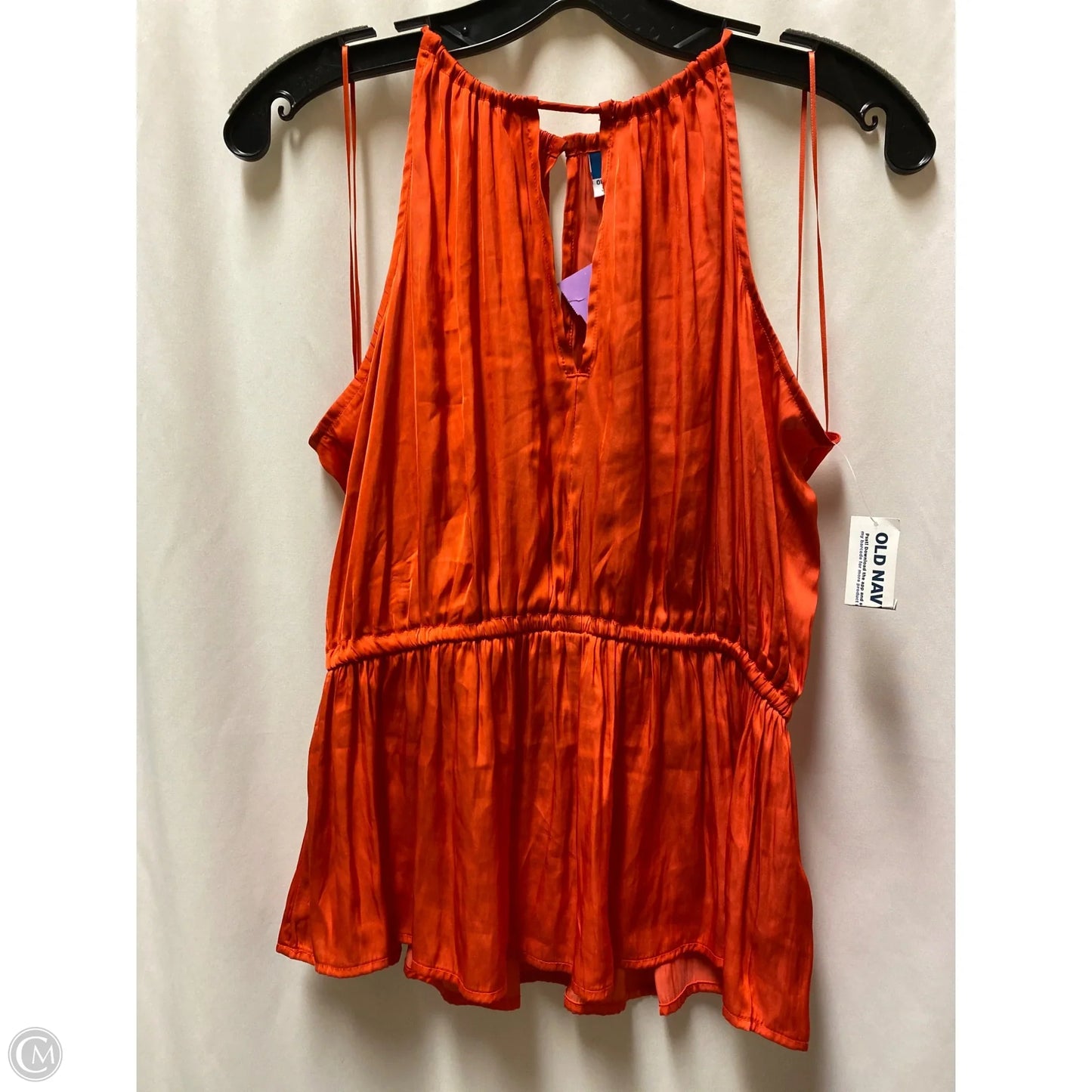 Top Sleeveless By Old Navy In Orange, Size: M