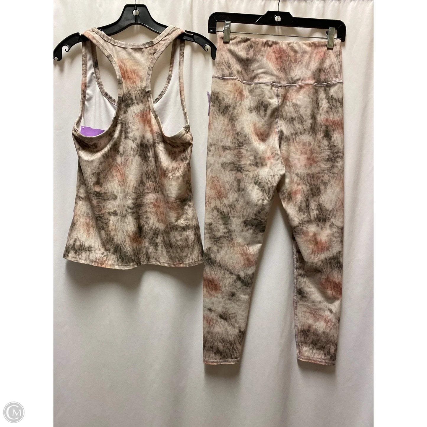 Athletic Pants 2pc By Evolution In Beige, Size: M