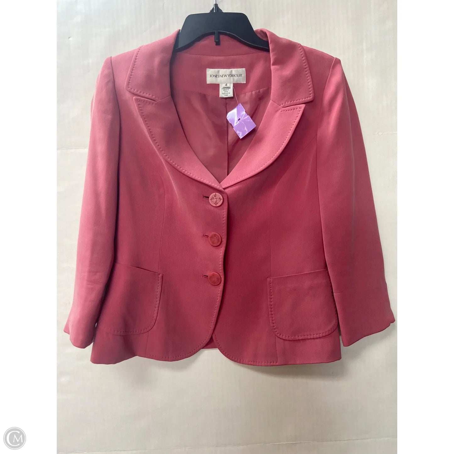 Skirt Suit 2pc By Jones New York In Pink, Size: 4