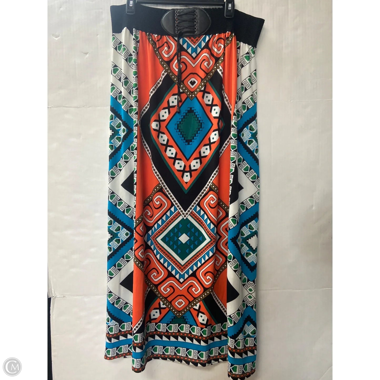 Skirt Maxi By Magic In Orange, Size: Xl