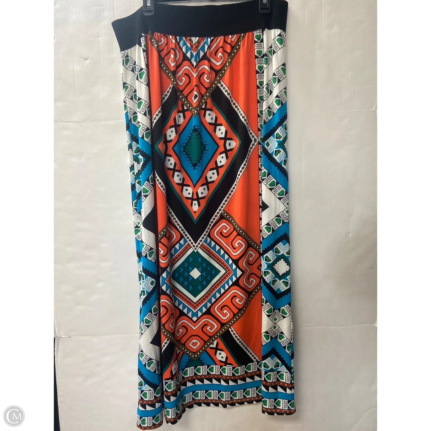 Skirt Maxi By Magic In Orange, Size: Xl