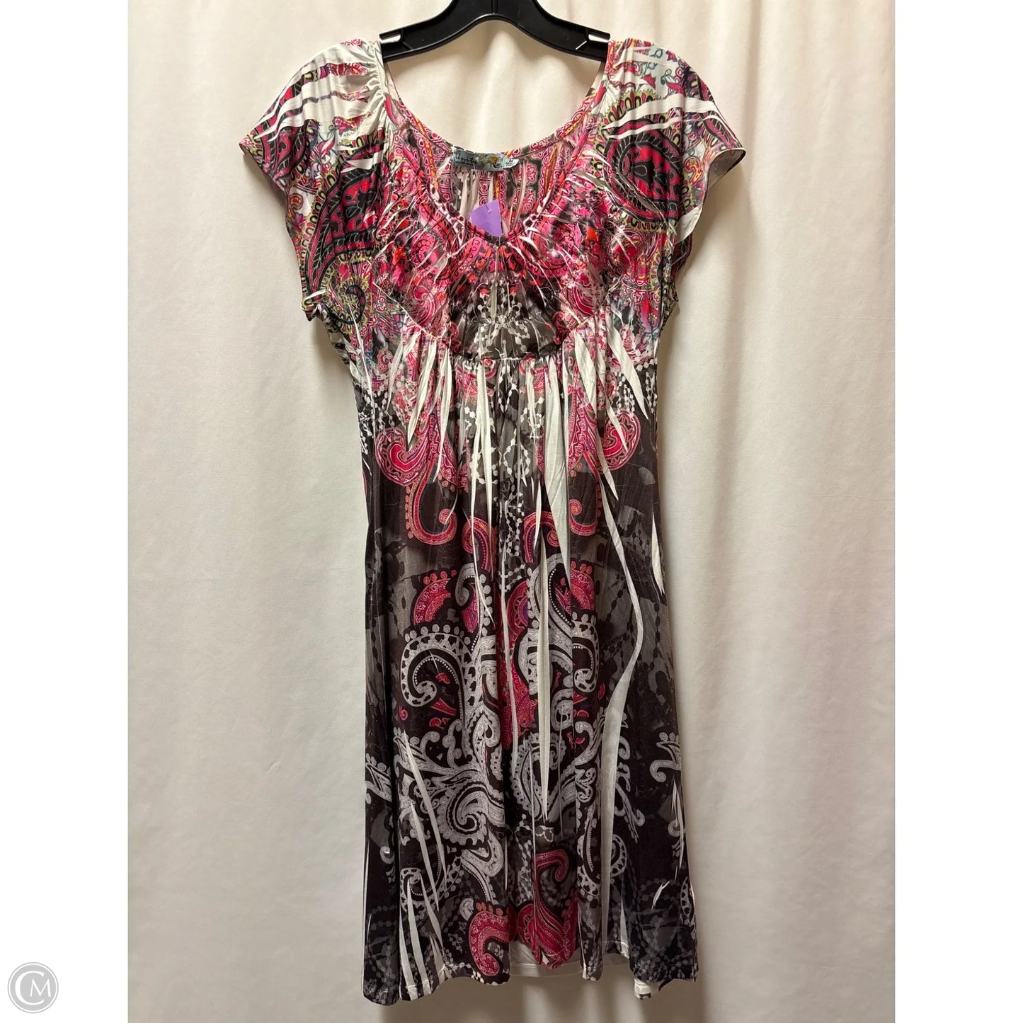 Dress Casual Midi By Unity In Pink, Size: M