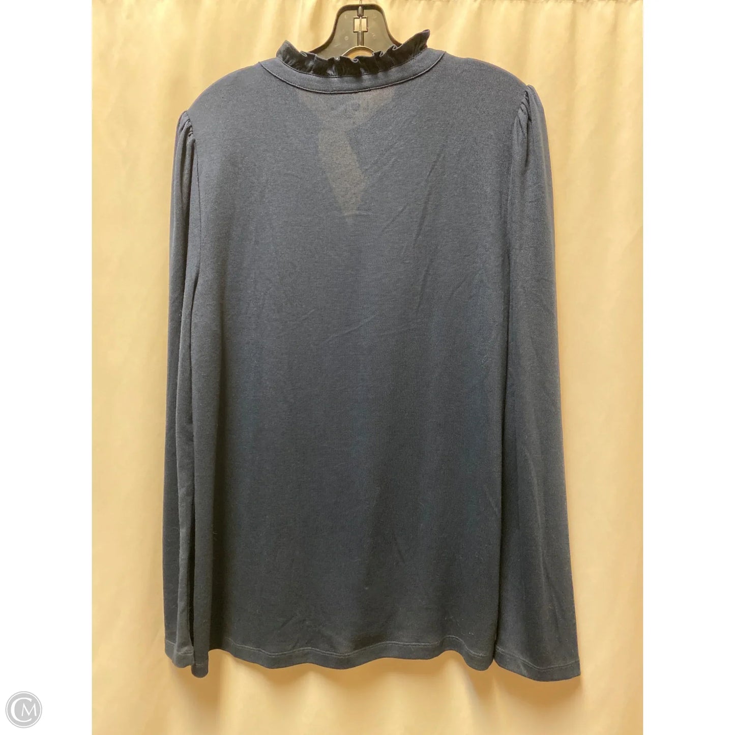 Top Long Sleeve By Loft In Navy, Size: Xxl