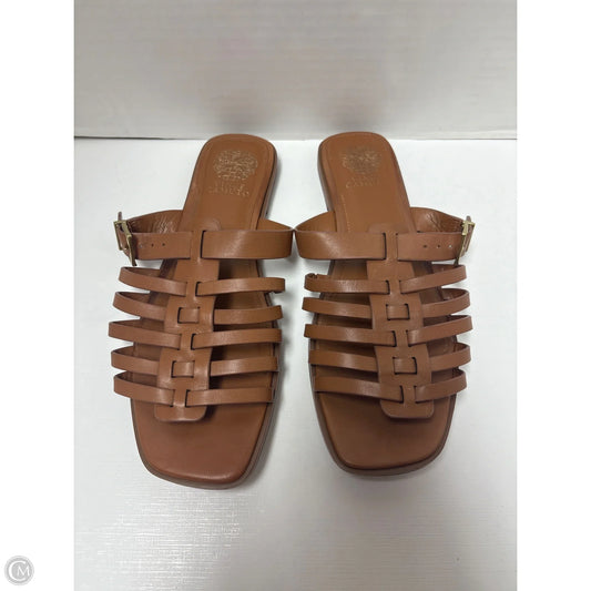 Sandals Flats By Vince Camuto In Brown, Size: 11