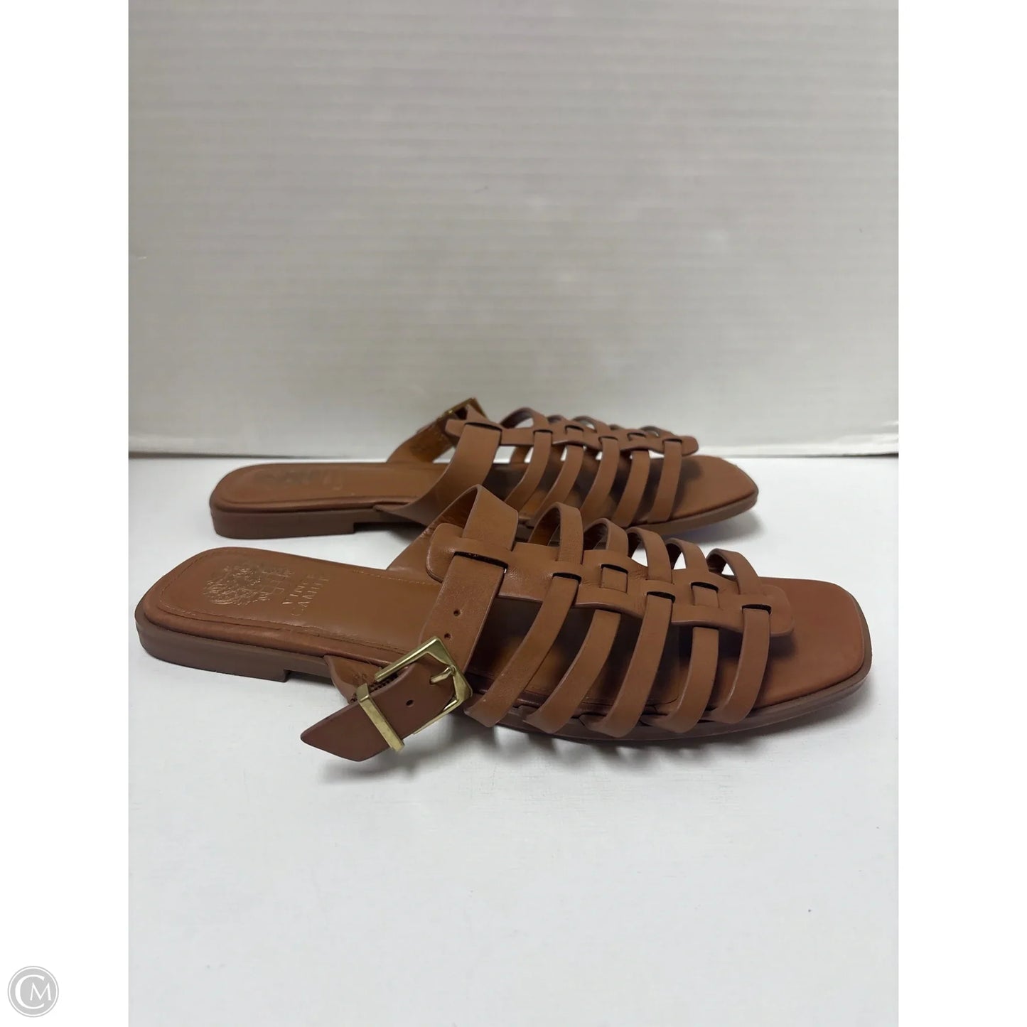 Sandals Flats By Vince Camuto In Brown, Size: 11