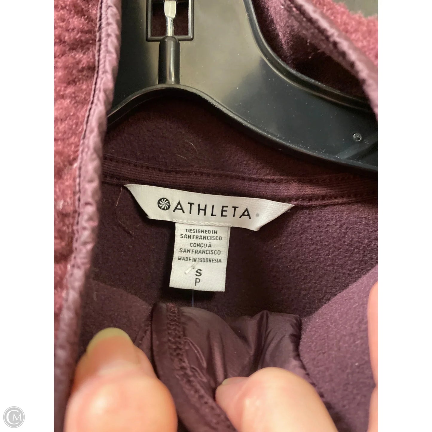 Athletic Fleece By Athleta In Maroon, Size: S