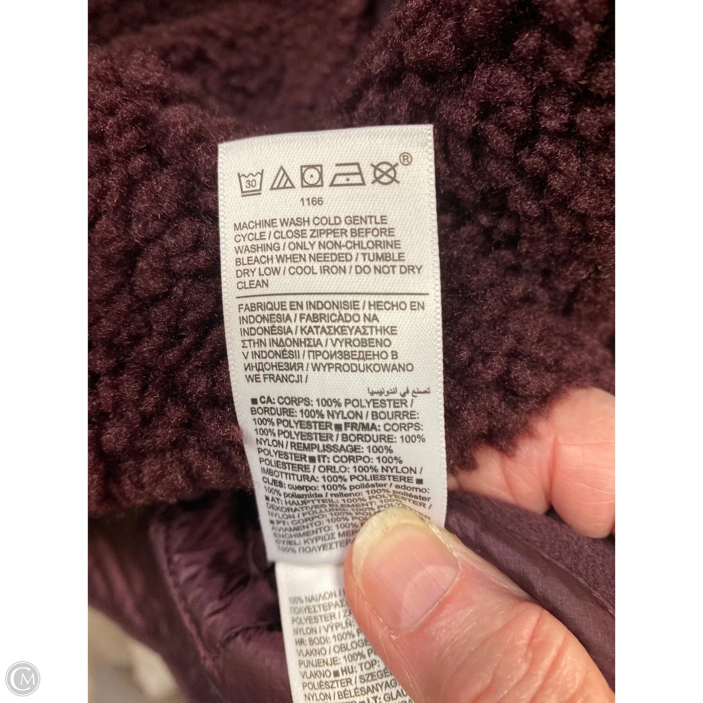 Athletic Fleece By Athleta In Maroon, Size: S