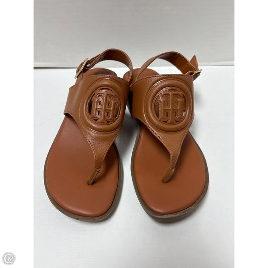 Sandals Flats By Tommy Hilfiger In Brown, Size: 7