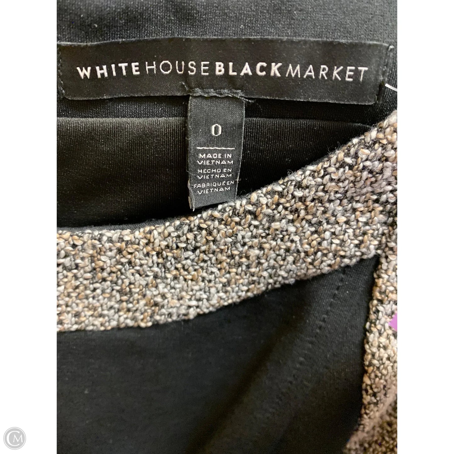 Dress Casual Midi By White House Black Market In Black, Size: Xs