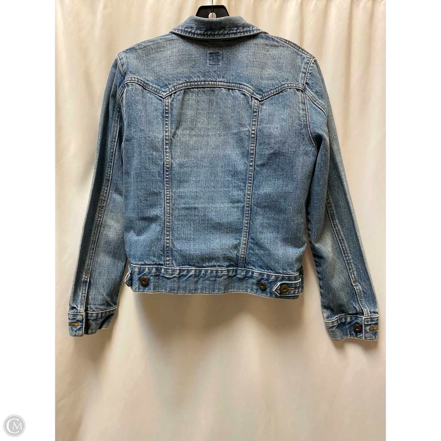 Jacket Denim By Gap In Blue Denim, Size: M