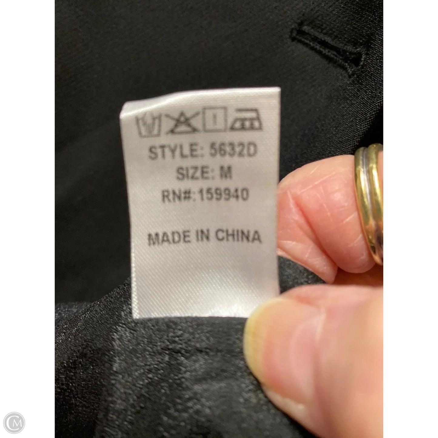 Blazer By Clothes Mentor In Black, Size: M