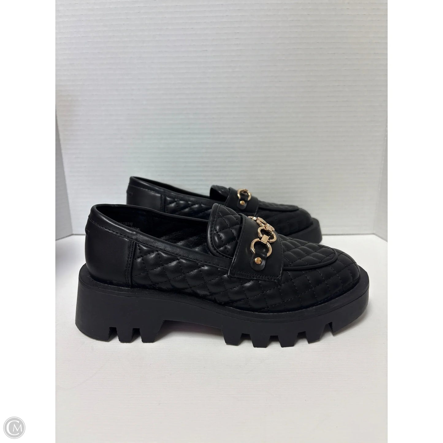 Shoes Flats By Cato In Black, Size: 6