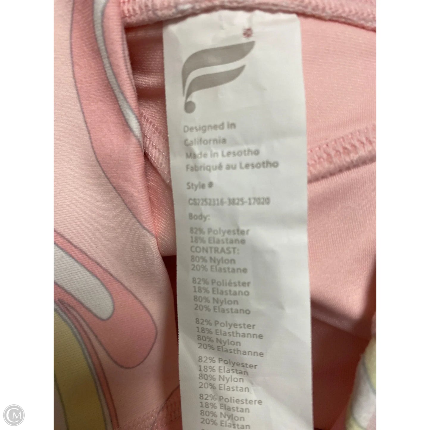 Athletic Capris By Fabletics In Pink, Size: Xs